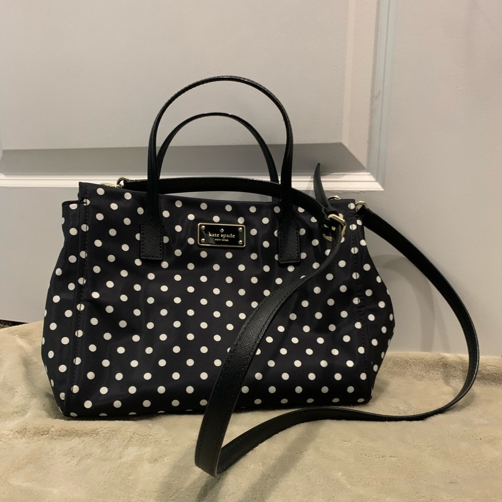 Kate spade polka dot purse